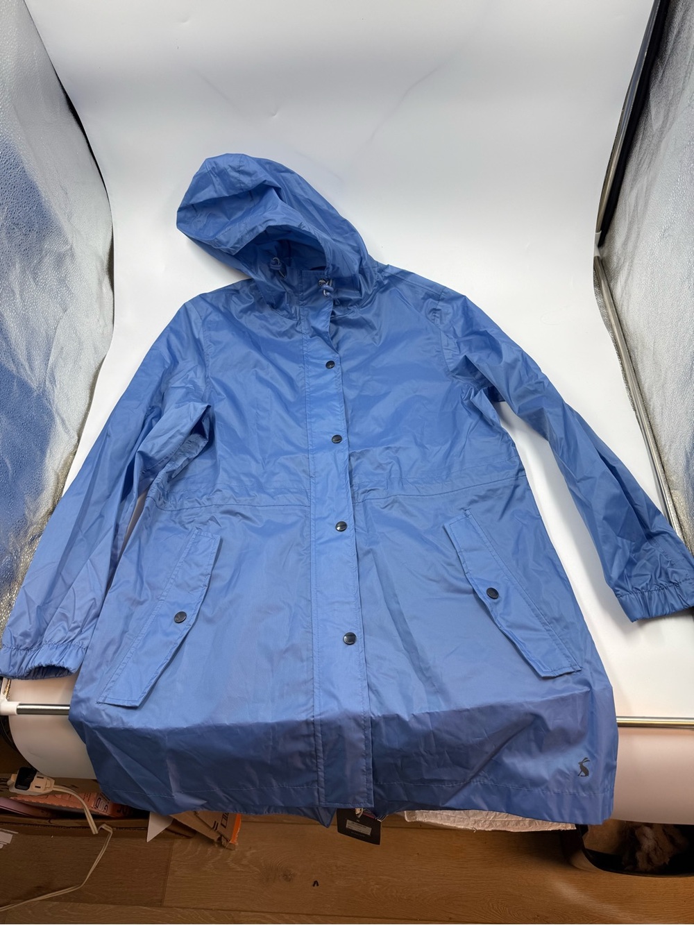 Joules The Go Lightly Rain Jacket Woman Size 8 New!